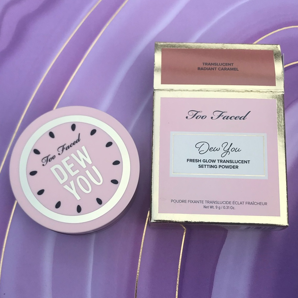 NIB Too Faced Dew You Fresh Glow setting Powder